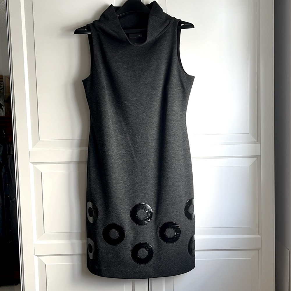 Vintage Y2K Muse dark grey stretch jumper dress. Size 10 but fits like a 6.